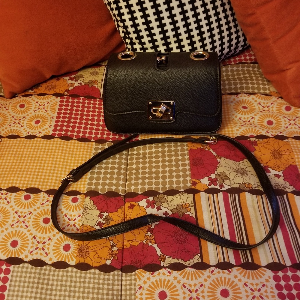 A black purse